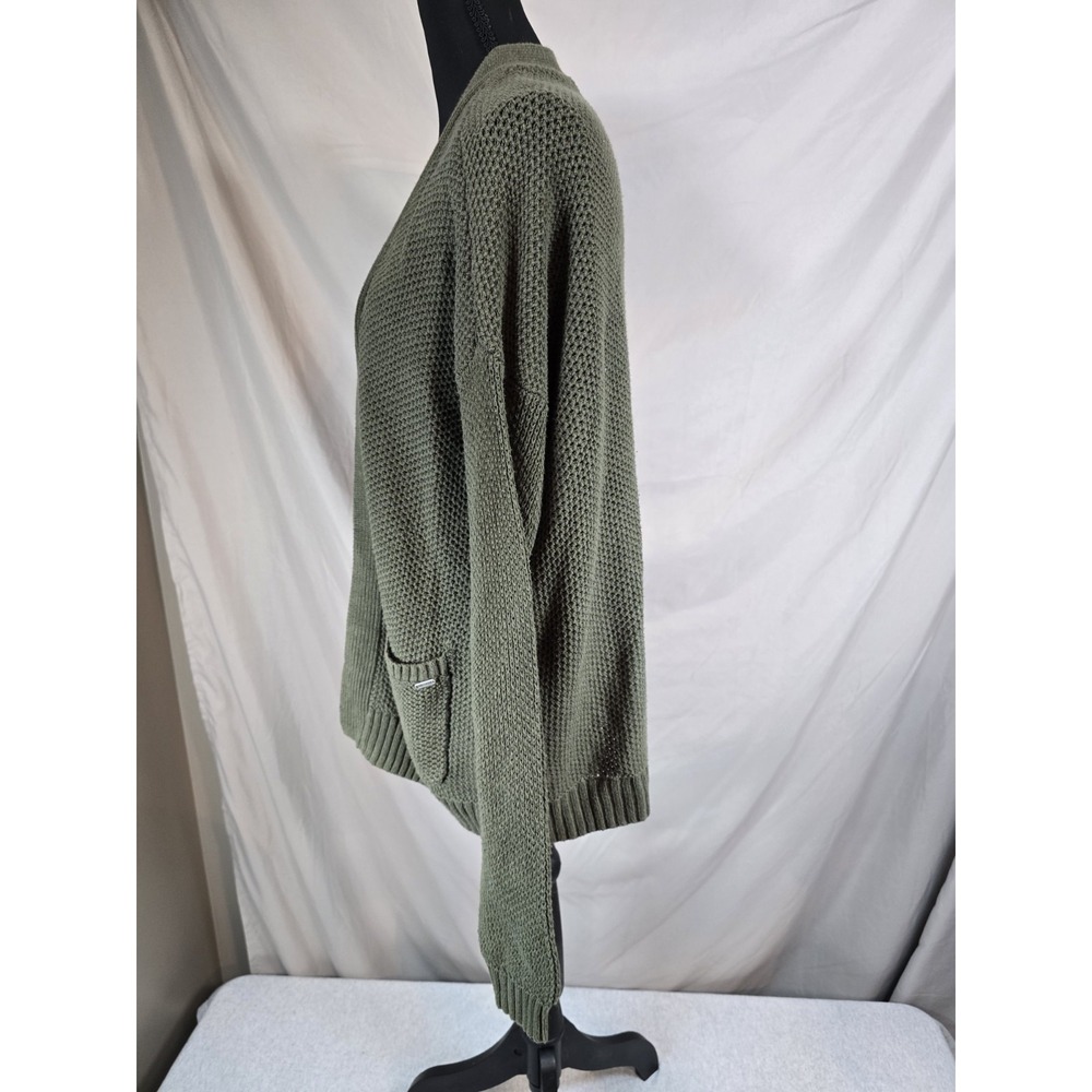 Women's small hollister a green carnigan sweater S